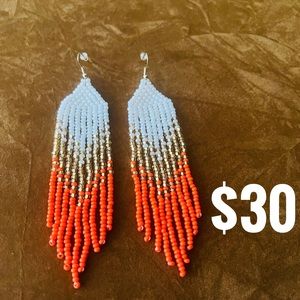 HANDMADE earrings.